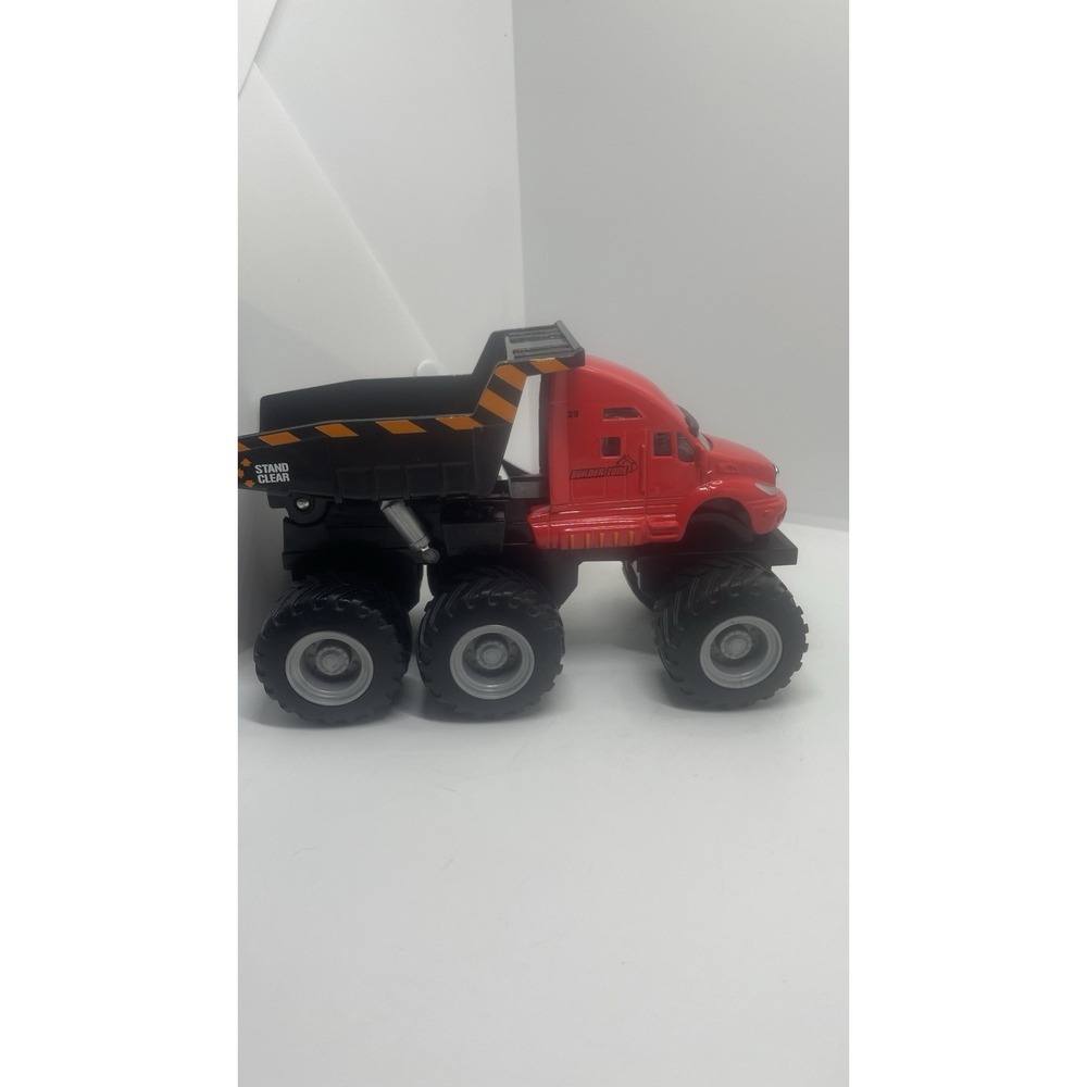 Maisto Builder Zone Quarry Monster Pull-Back Wind-Up Dirt Dump Truck #12120‎